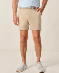 Johnnie O 7 inch Inseam Fusion Shorts Khaki