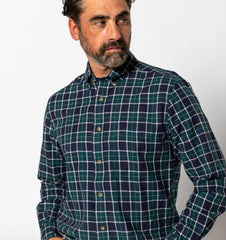 Duck Head Long Sleeve Cotton Wool Emerald Green