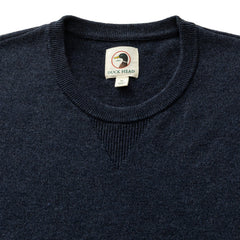 Duck Head Henson Merino Crewneck Sweater -Navy