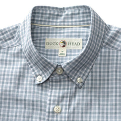 Duck Head Cotton Cashmere Poplin Sport Shirt- Windblown Sky