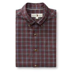 Duck Head Cotton Wool Sport Shirt- Huckleyberry