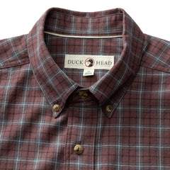 Duck Head Cotton Wool Sport Shirt- Huckleyberry