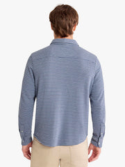 Fair Harbor Sundown Terry Button Up-Martime