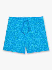 Fair Harbor Bungalow Swim- Turquoise Cutout Palms