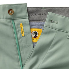Duck Head 9 Long Drive Performance Short- Spring Olive