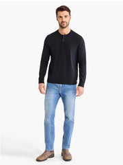 Fair Harbor Pacific Henley -Black