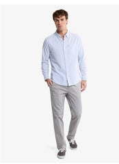 Fair Harbor Salty Oxford shirt -light blue stripe
