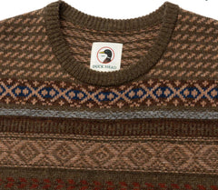Duck Head Fair Isle Olive Pine Sweater