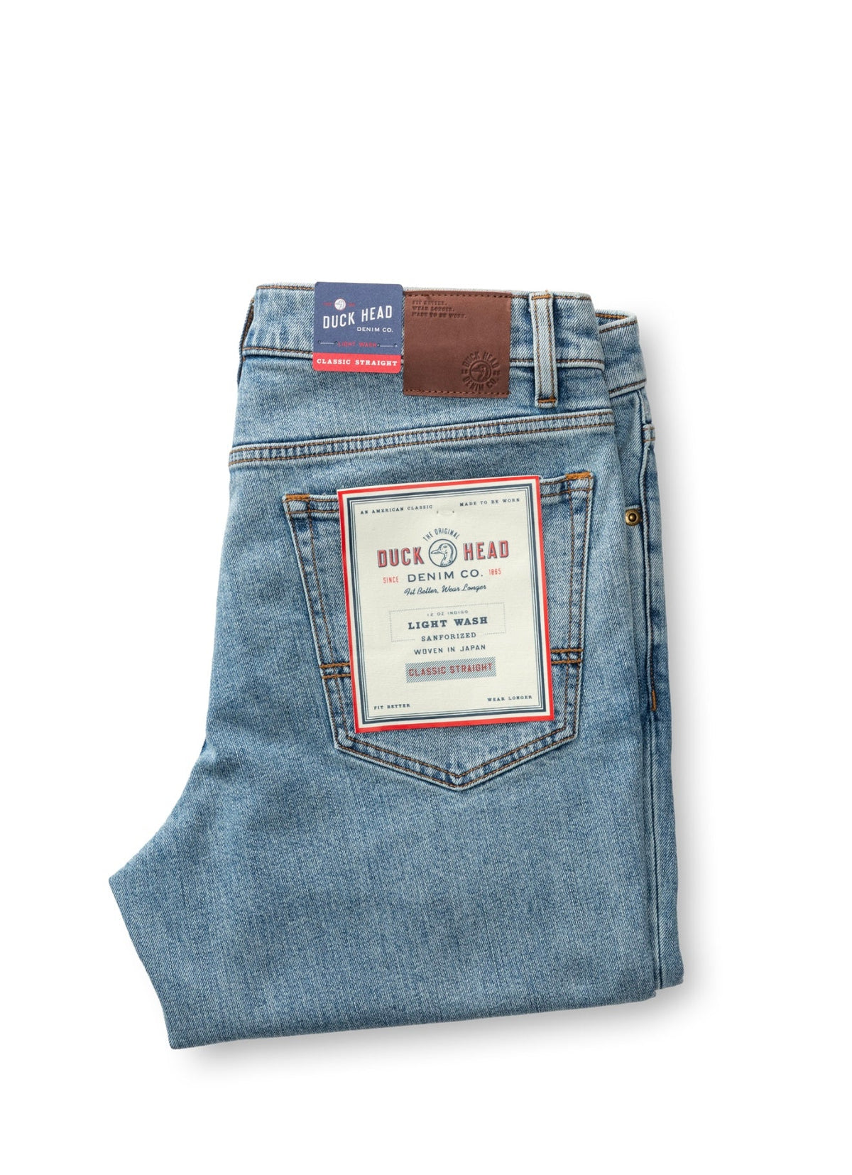 Duck Head Classic Straight Light Wash Jeans