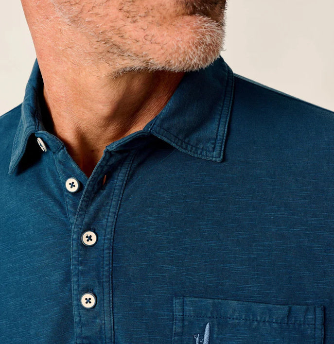 Johnnie O Coastal Wash LS Sport Navy
