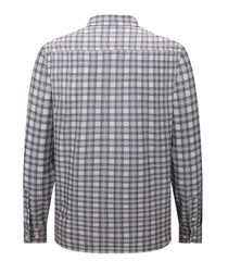 American Heritage Melange Taupe Plaid Shirt