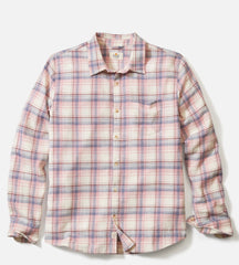 Marine Layer Classic Stretch Salvage Shirt- Warm Multi Plaid