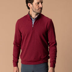 Duck Head Long Drive Performance 1/4 Zip Pullover
Deep Red