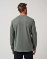 Travis Mathew Peak Fleece Crew -Dark Olive