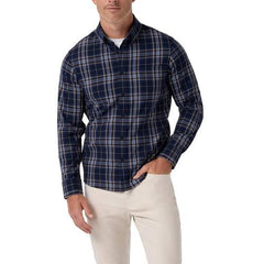 Mizzen + Main City Flannel Navy Thomas Plaid