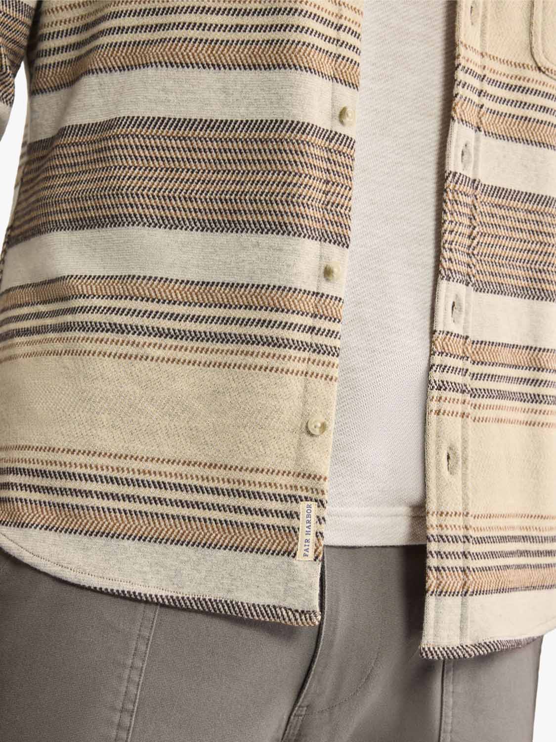 Fair Harbor Dunewood Flannel-Beach Blanket Stripe