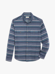 Fair Harbor Dunewood Flannel- Ocean Blanket Stripe