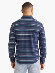 Fair Harbor Dunewood Flannel- Ocean Blanket Stripe