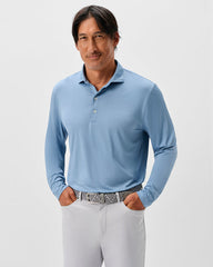 Johnnie O Swing LS Polo Carbor Fiber