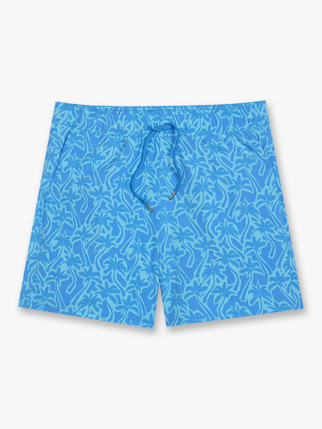 Fair Harbor Bungalow Swim- Turquoise Cutout Palms