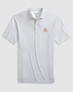 Johnnie O Huronn Light Grey Baltimore Orioles Polo