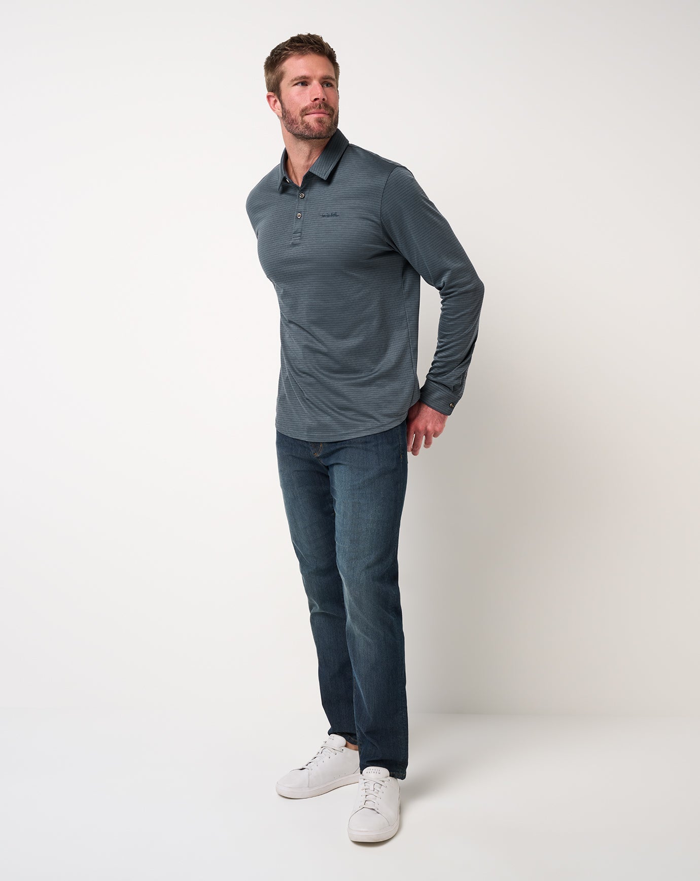 Travis Mathew Zinna 2.0 Longsleeve Polo-
