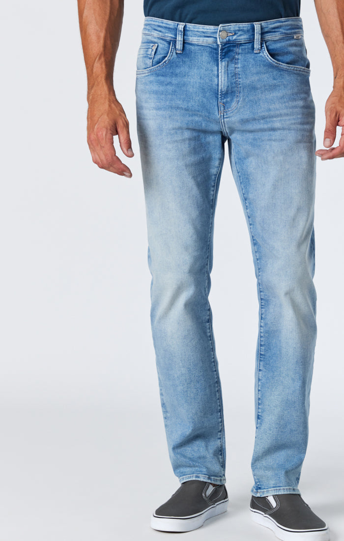 Mavi Zach Light Brushed Feather Blue