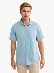 Fair Harbor Saltaire SS Buttondown Bay Blue