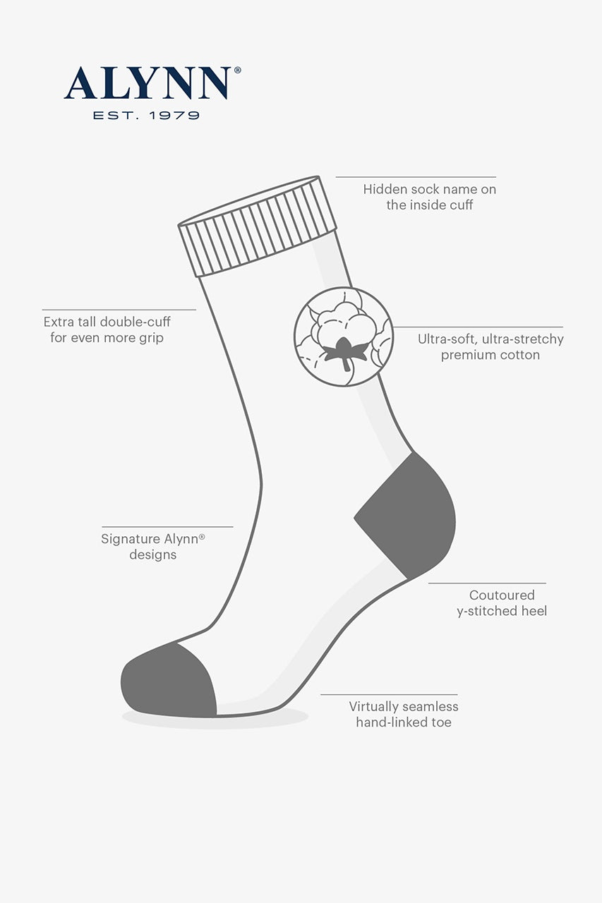 Alynn Socks Pinapple Navy