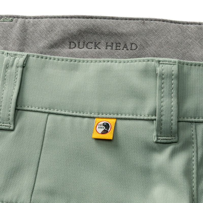 Duck Head 9 Long Drive Performance Short- Spring Olive