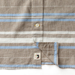 Duck Head Linen Cotton Oxford Sport Shirt-Clay