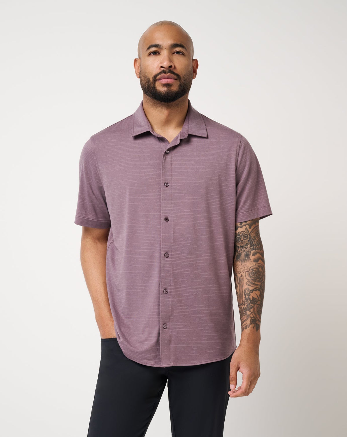 Travis Mathew Heater Buttonup-Moonscape