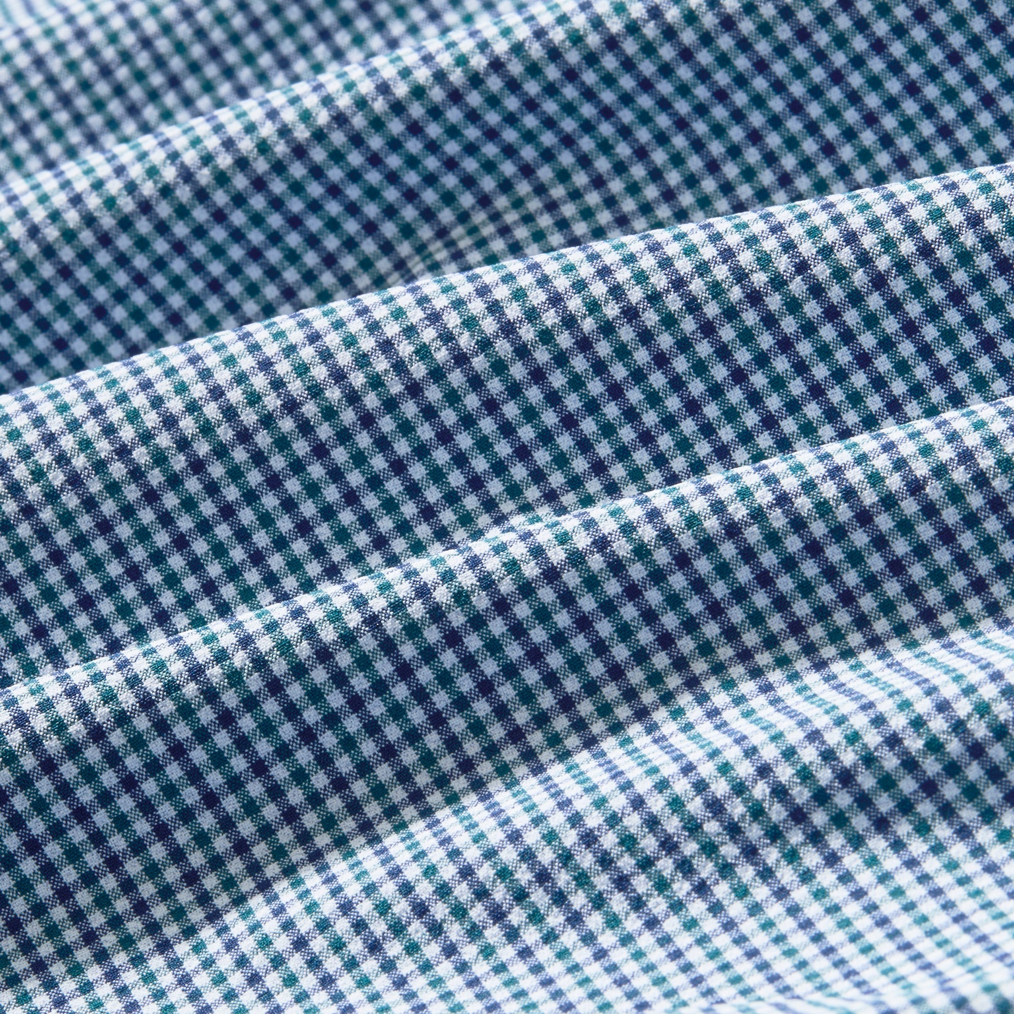 Mizzen & Main Leeward No Tuck Dress Shirt Dark Teal Sam Plaid