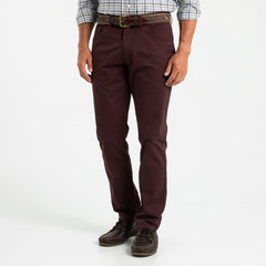 Duck Head Shoreline Five-Pocket- Dark Cognac
