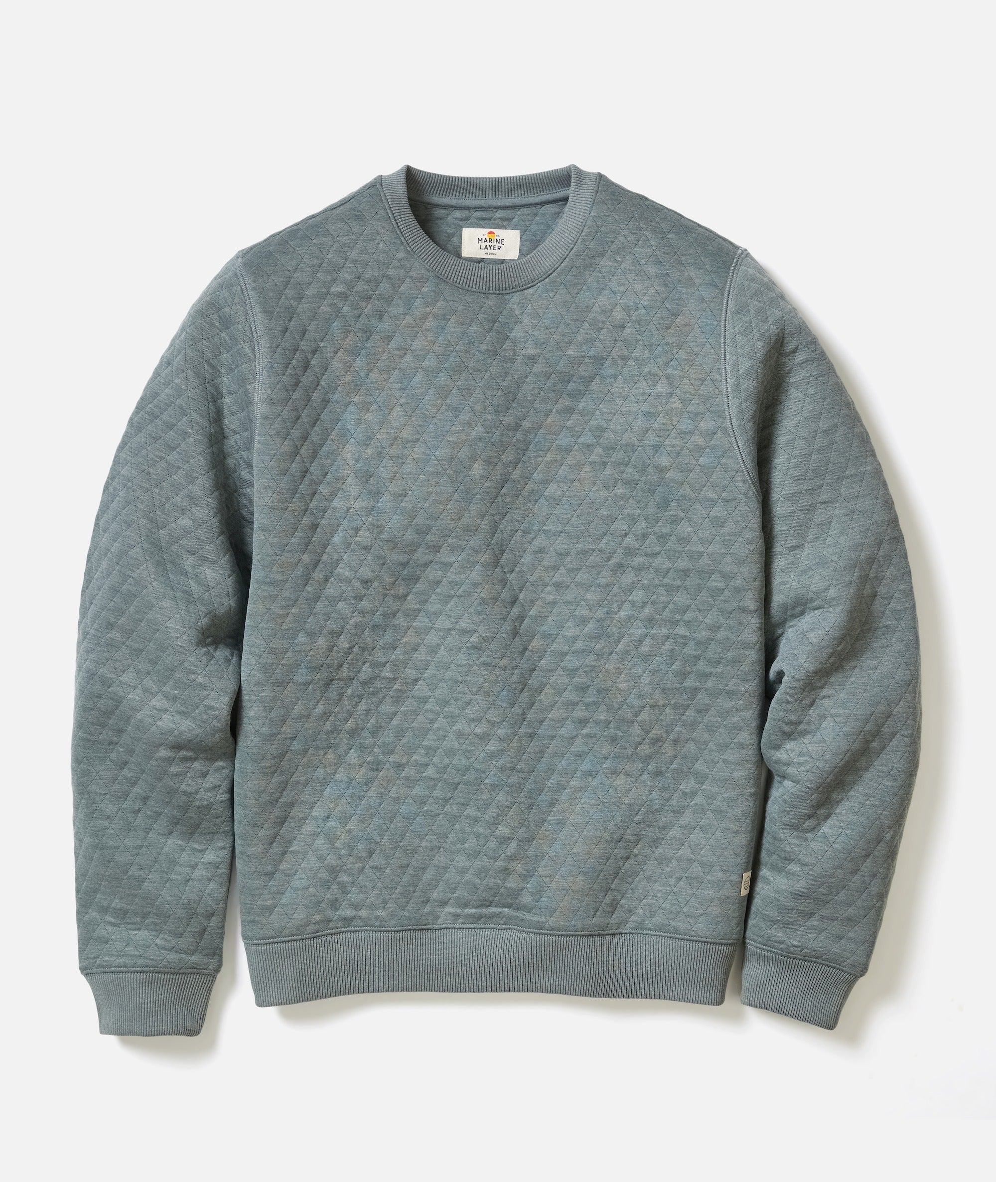 Marine Layer Corbet Crewneck -Dusty Pine